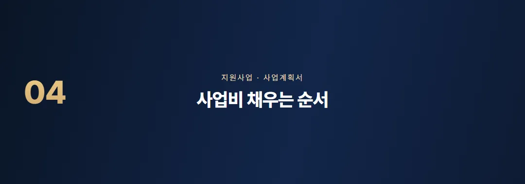지원사업 사업계획서 작성법, 심사 기준에 맞춰 쓰는 순서 — 소제목 4