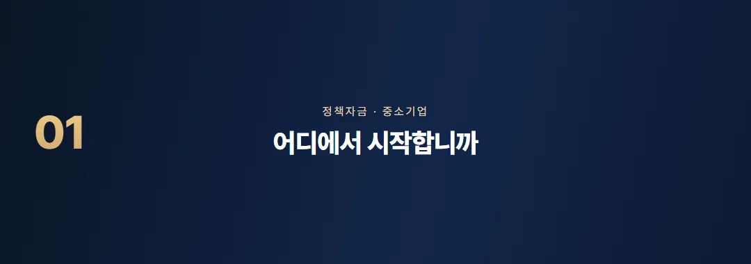 중소기업 정책자금 신청방법, 준비 순서와 걸리는 기간 — 소제목 1